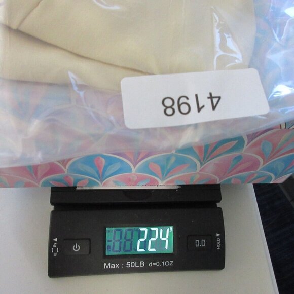 Club Monaco Mini Skirt Women 8 Cream 100% Silk Beaded Pockets Pleated Preppy 224 - Picture 8 of 8